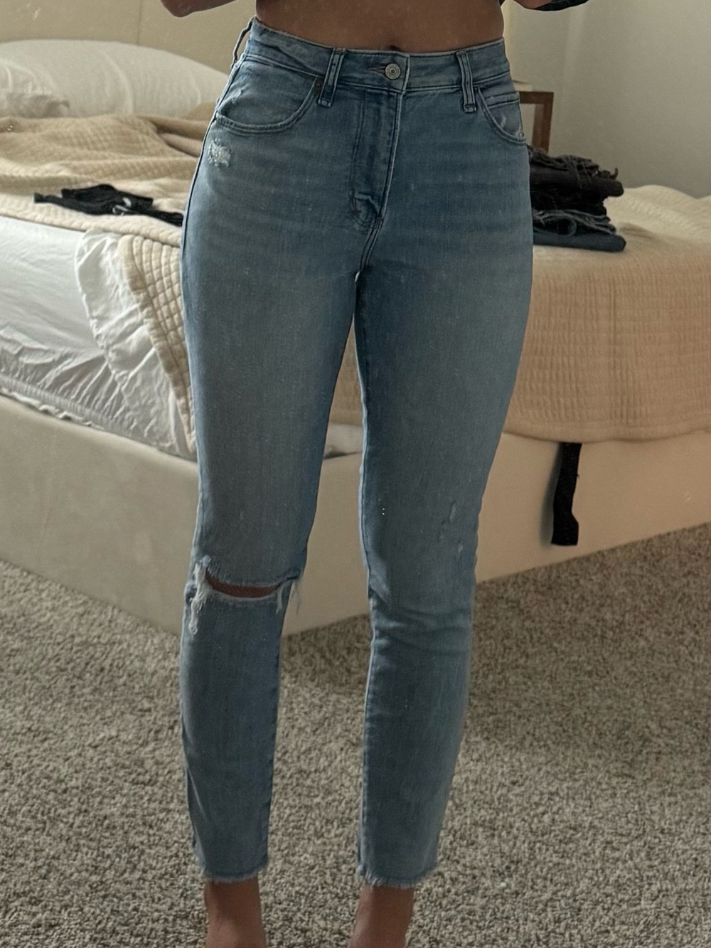 Abercrombie & Fitch Curve Love High-Rise Skinny Jeans